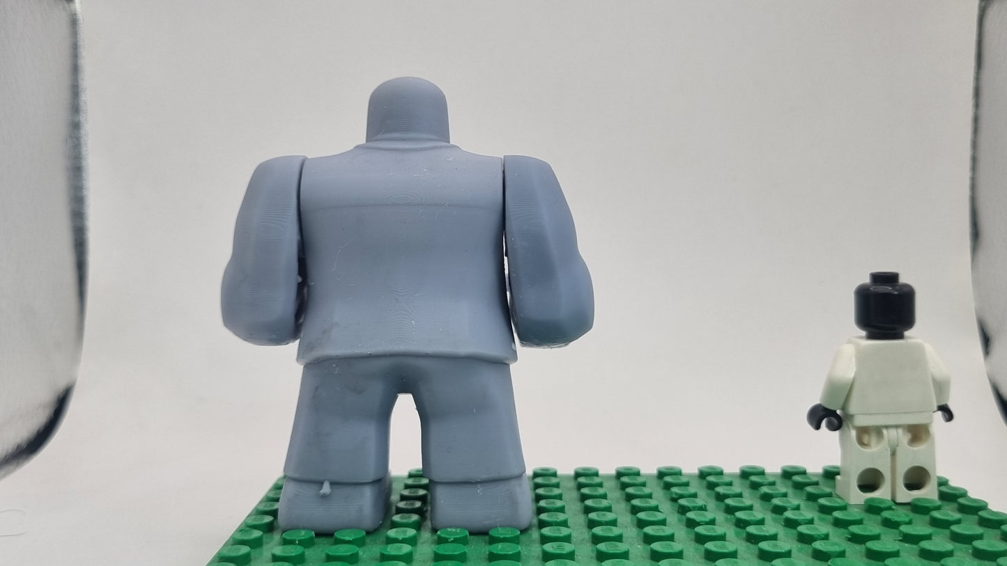 Building toy custom 3D printed big crime boss!