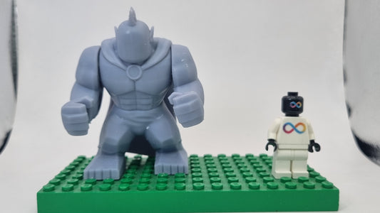 Building toy custom 3D printed super hero bigfig with cape!