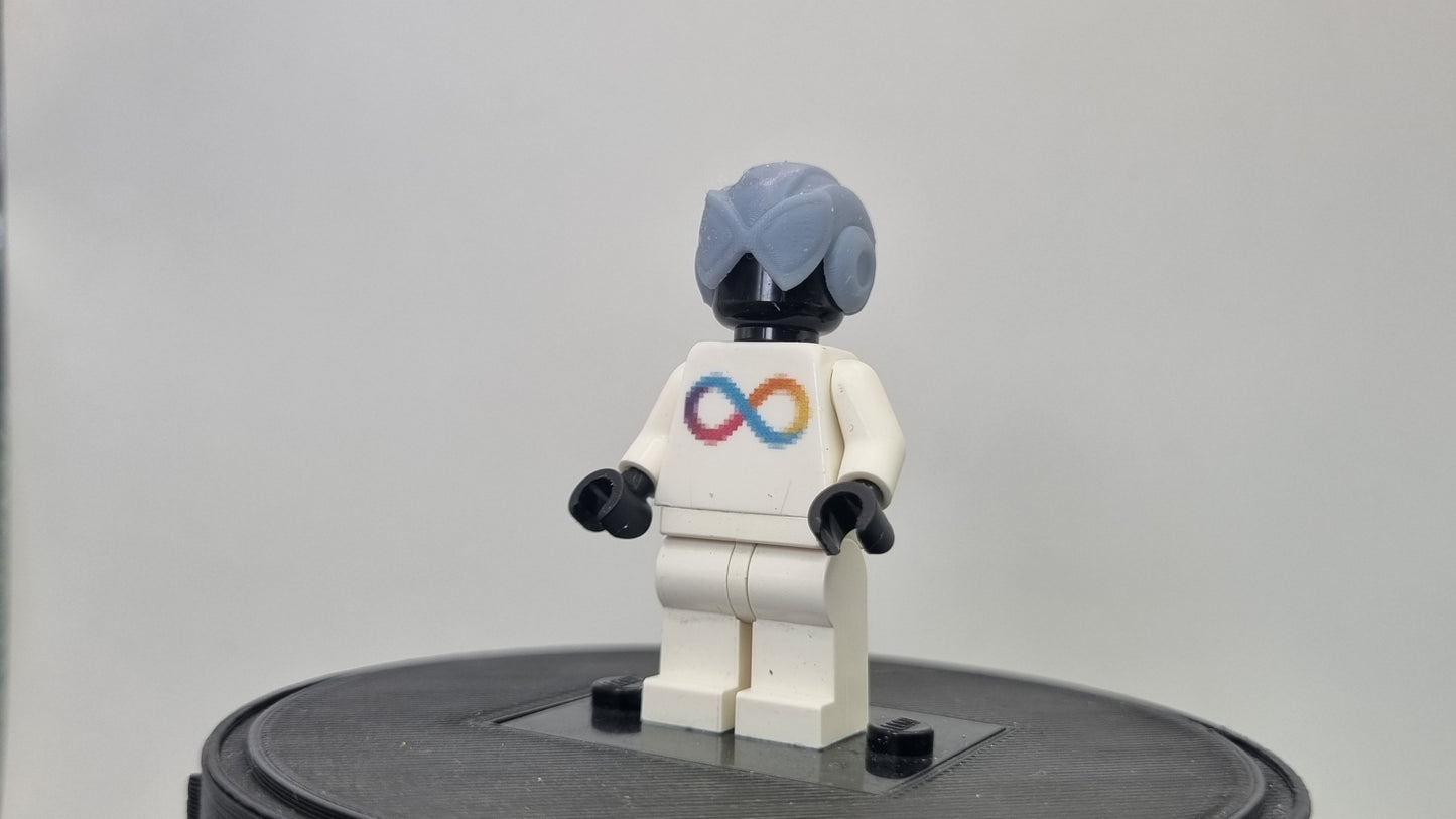 Building toy custom 3D printed super hero with vizors!