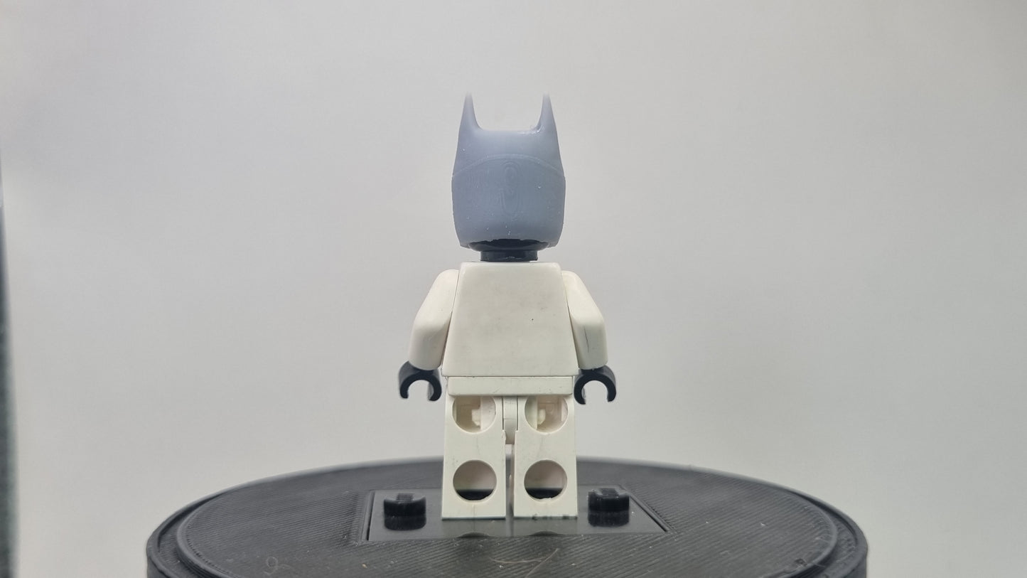 Building toy custom 3D printed super hero frog eye bat helmet!
