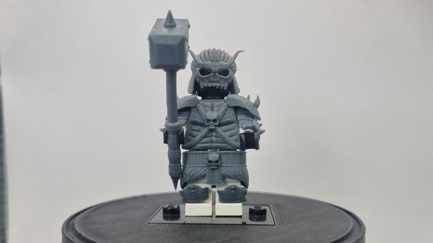 Building toy custom 3D printed kombar ternimant final boss printed in 12k!
