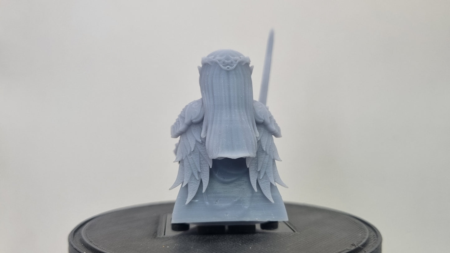 Building toy custom 3D printed warrior of the ring elve!