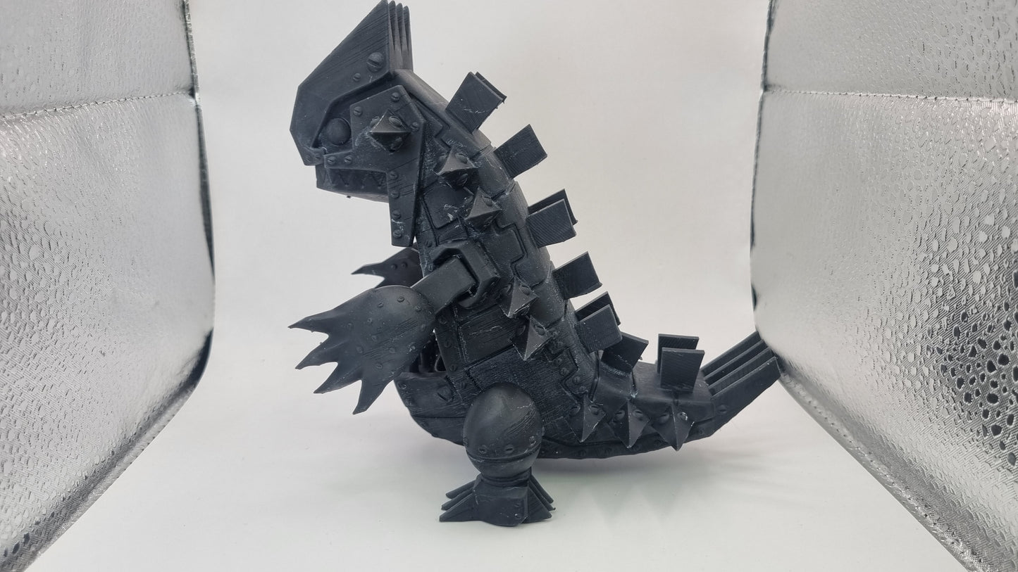 Building toy custom 3D printed animals to catch giant robot walker!