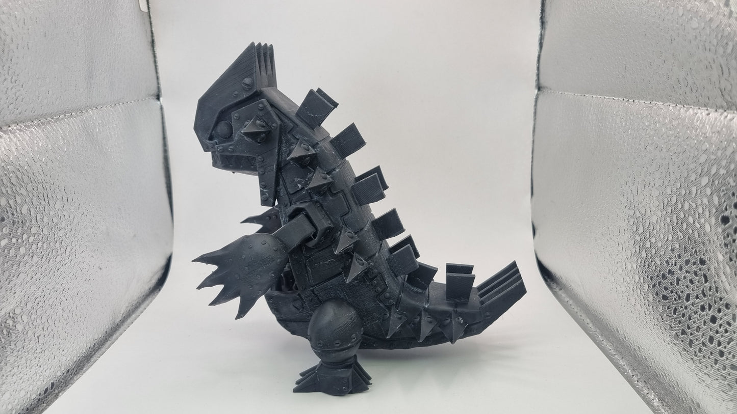 Building toy custom 3D printed animals to catch giant robot walker!