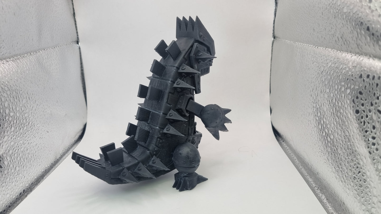 Building toy custom 3D printed animals to catch giant robot walker!