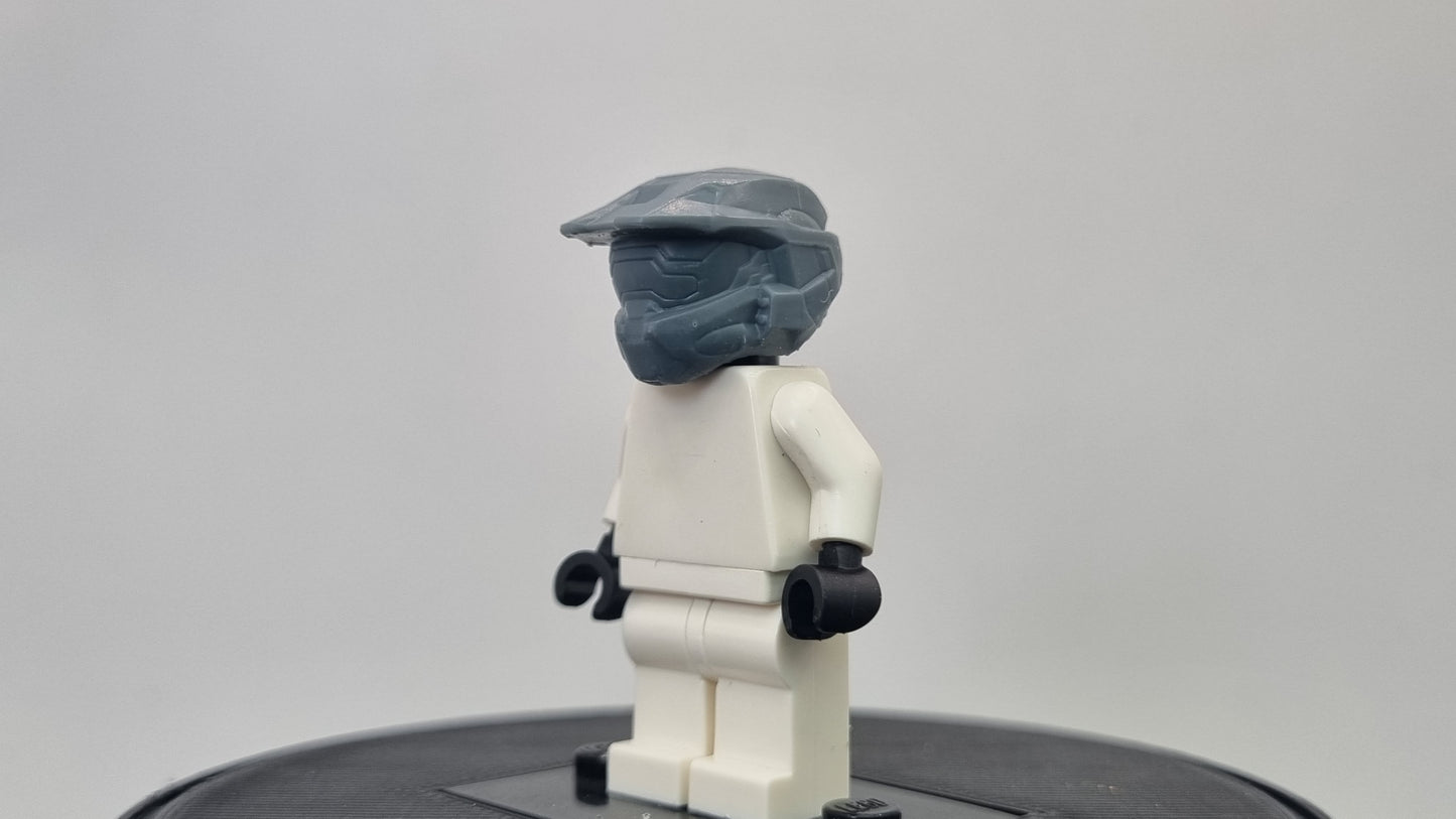 Building toy custom 3D printed the green master helmet printed in 12k! By clayman3d!