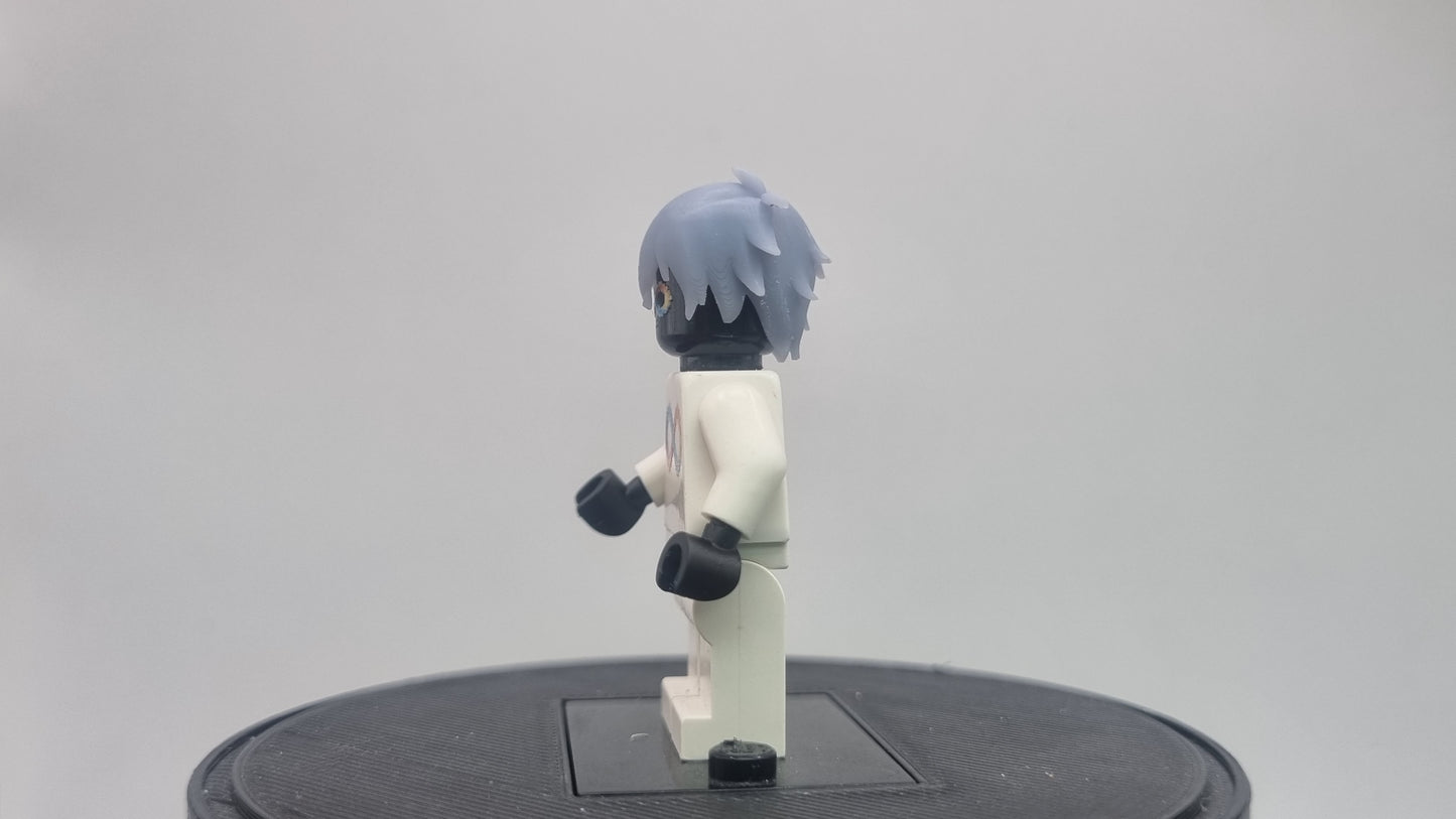 Building toy custom 3D printed wizard crew short haired hair!