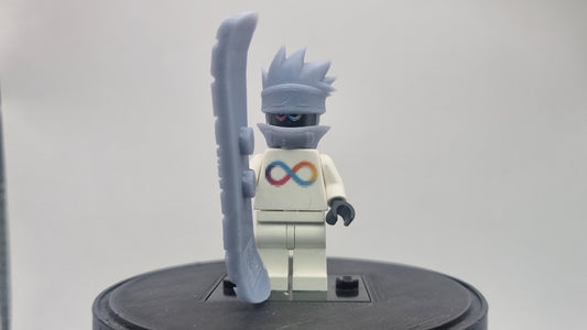 Building toy custom 3D printed snow board dude!