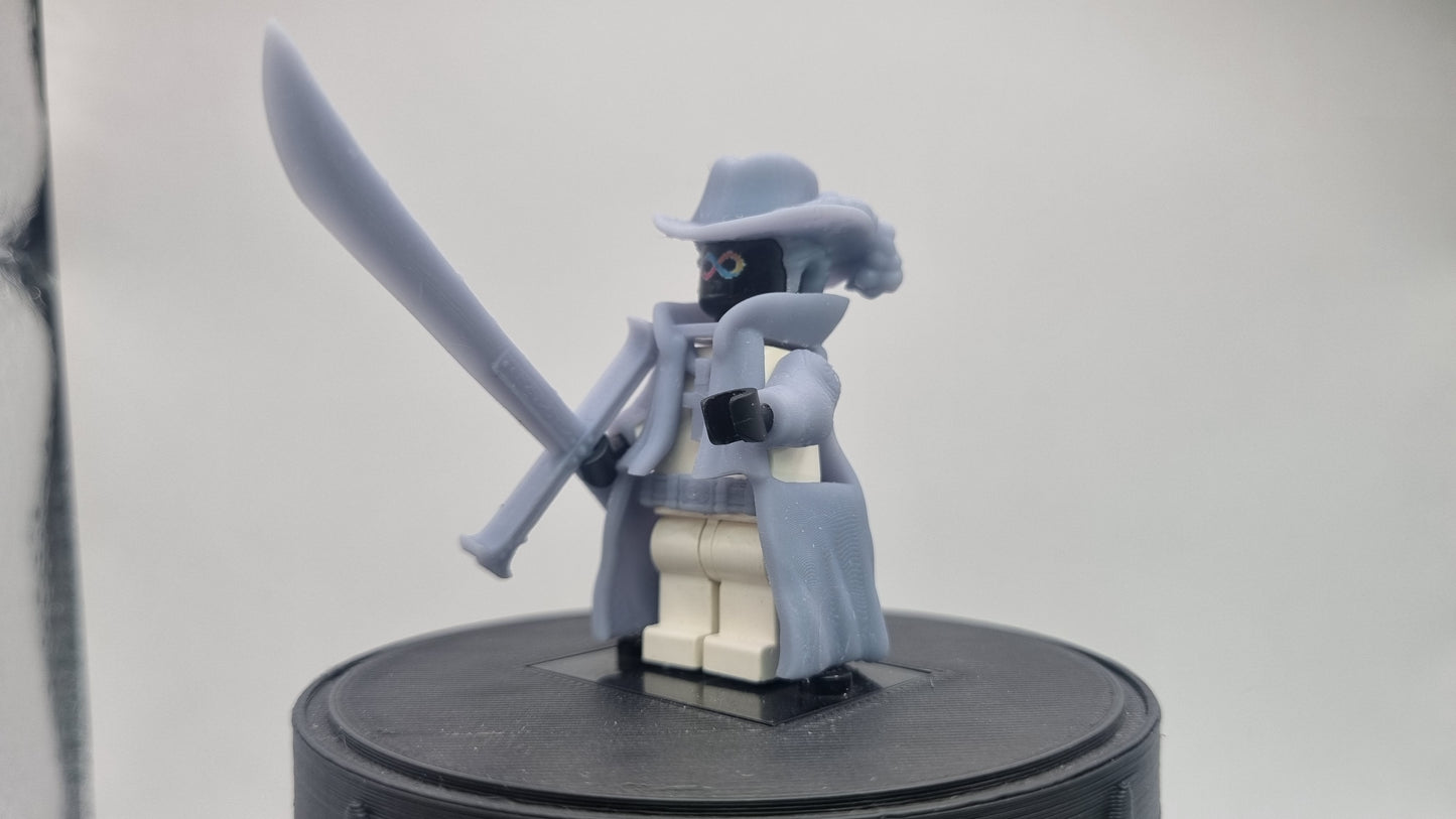 Building toy custom 3D printed best swords man pirate!