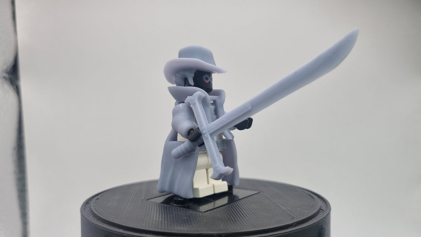 Building toy custom 3D printed best swords man pirate!