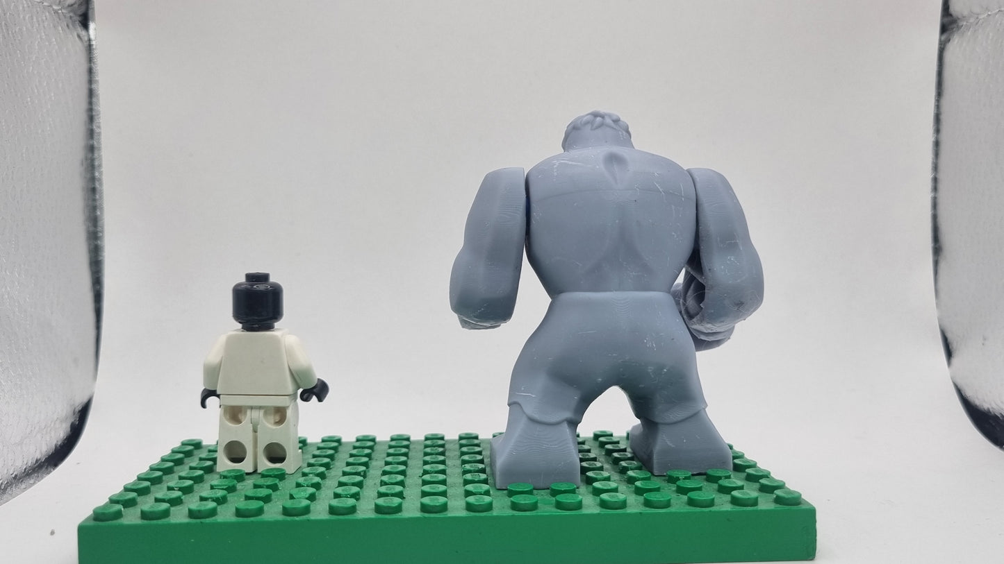 Building toy custom 3D printed super hero not alive big fig!