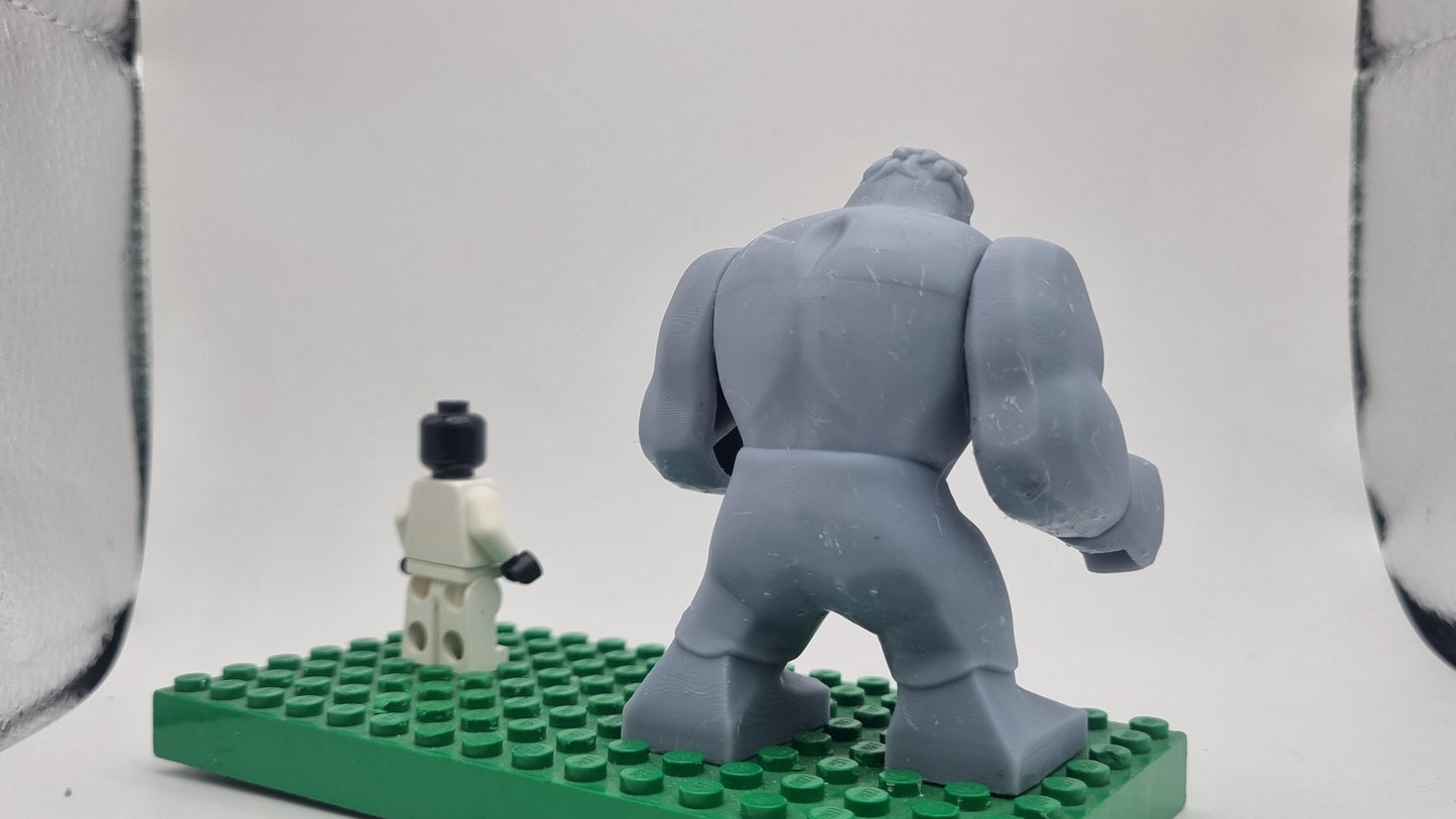 Building toy custom 3D printed super hero not alive big fig!