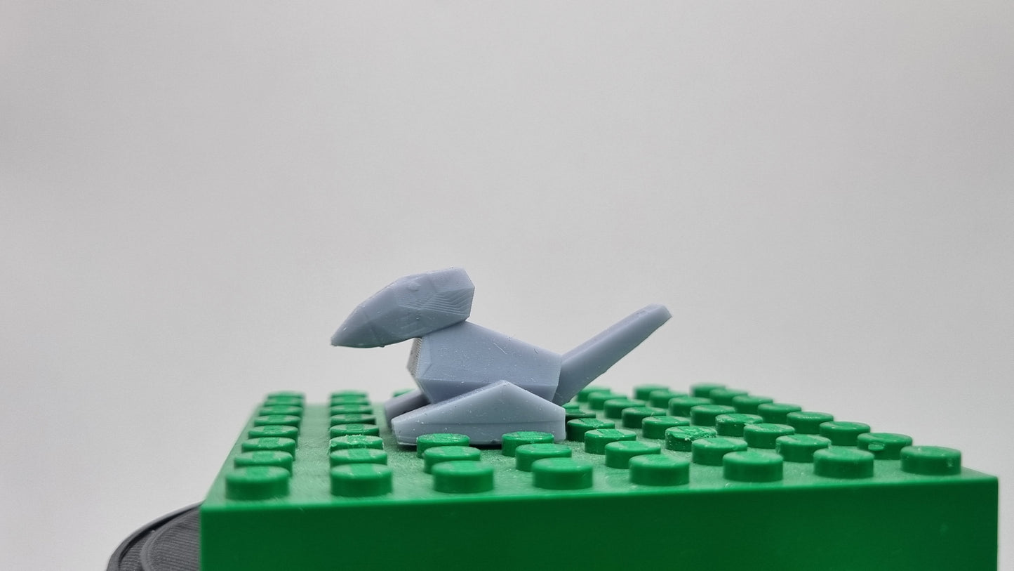 Building toy custom 3D printed animal to catch blocky animal!