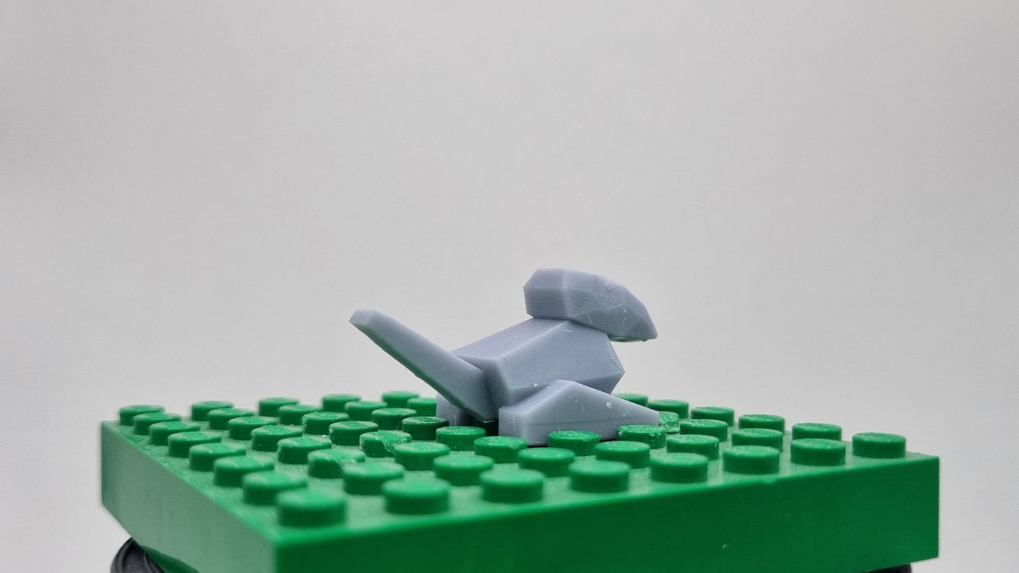 Building toy custom 3D printed animal to catch blocky animal!