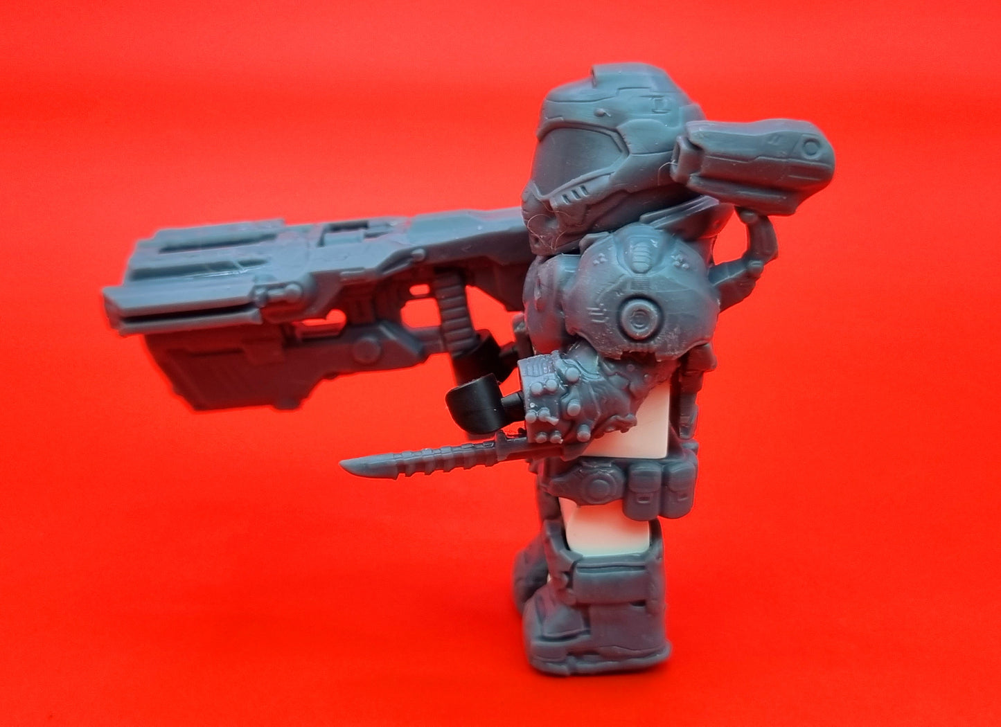 Building toy custom 3D printed eternaly slayer! Printed in 12k high resolution!