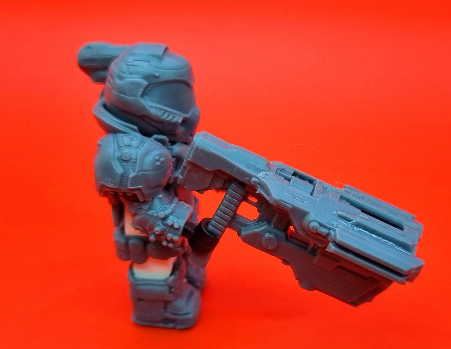 Building toy custom 3D printed eternaly slayer! Printed in 12k high resolution!