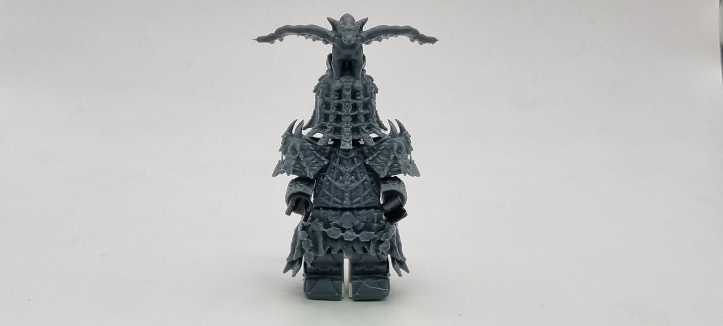 Building toy custom 3D printed tree lord defending a castle!