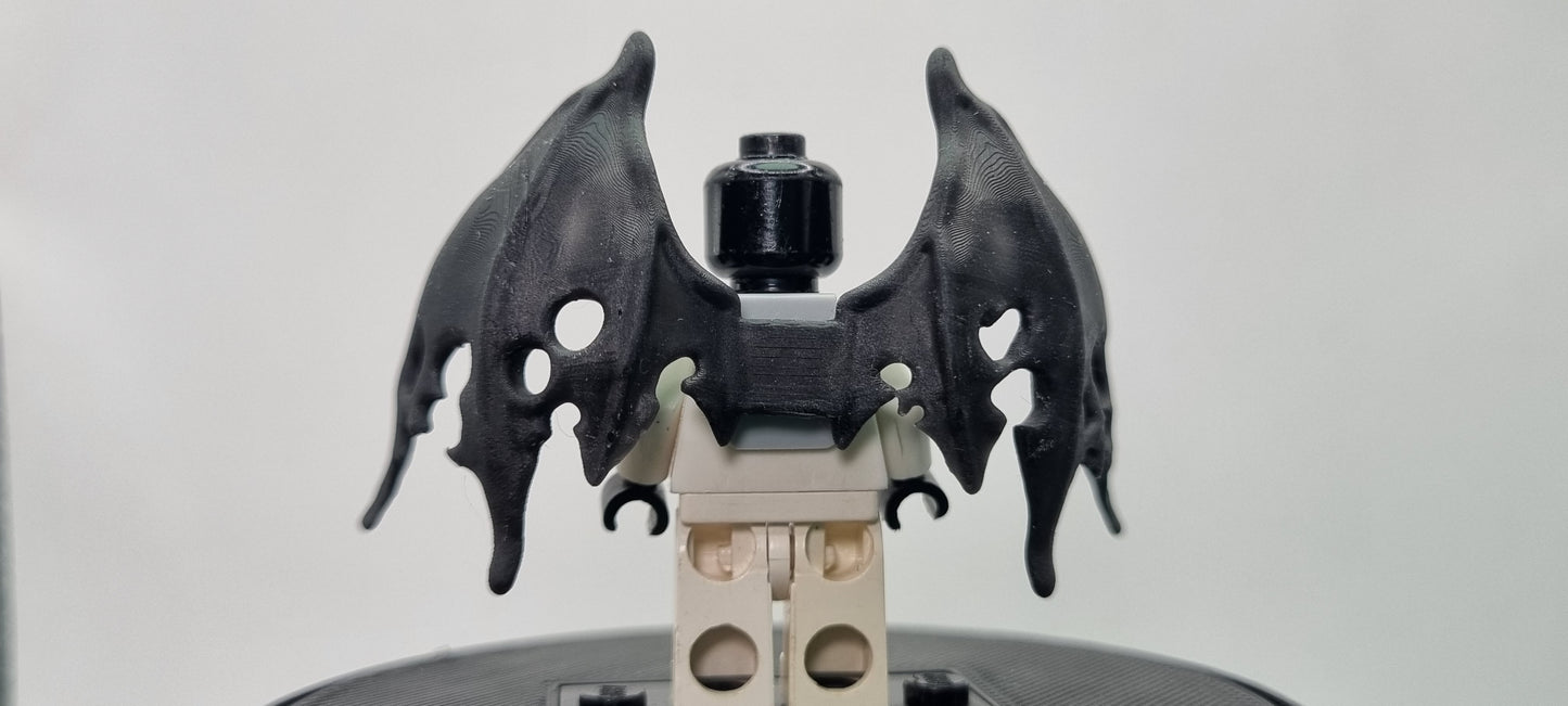 Building toy custom 3D printed devil wings!