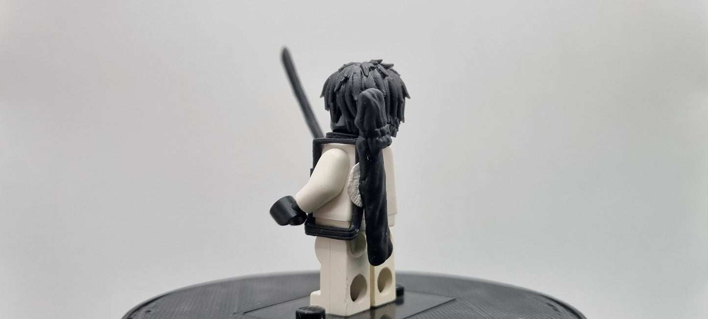 Building toy custom 3D printed ninja sorcerer with a sword!