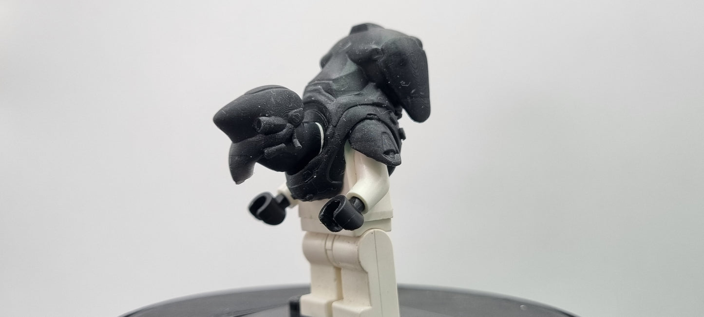 Building toy custom 3D printed fight for disc small aliens pack 3