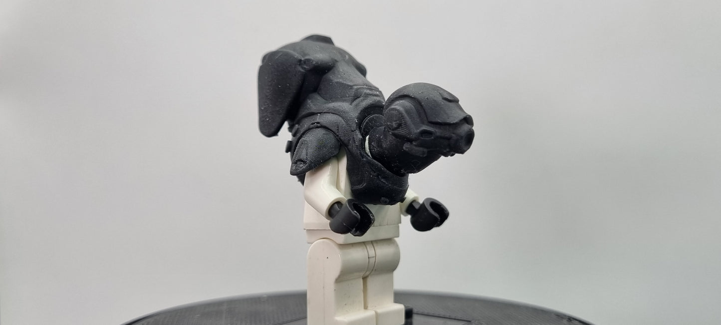 Building toy custom 3D printed fight for disc small aliens pack 3