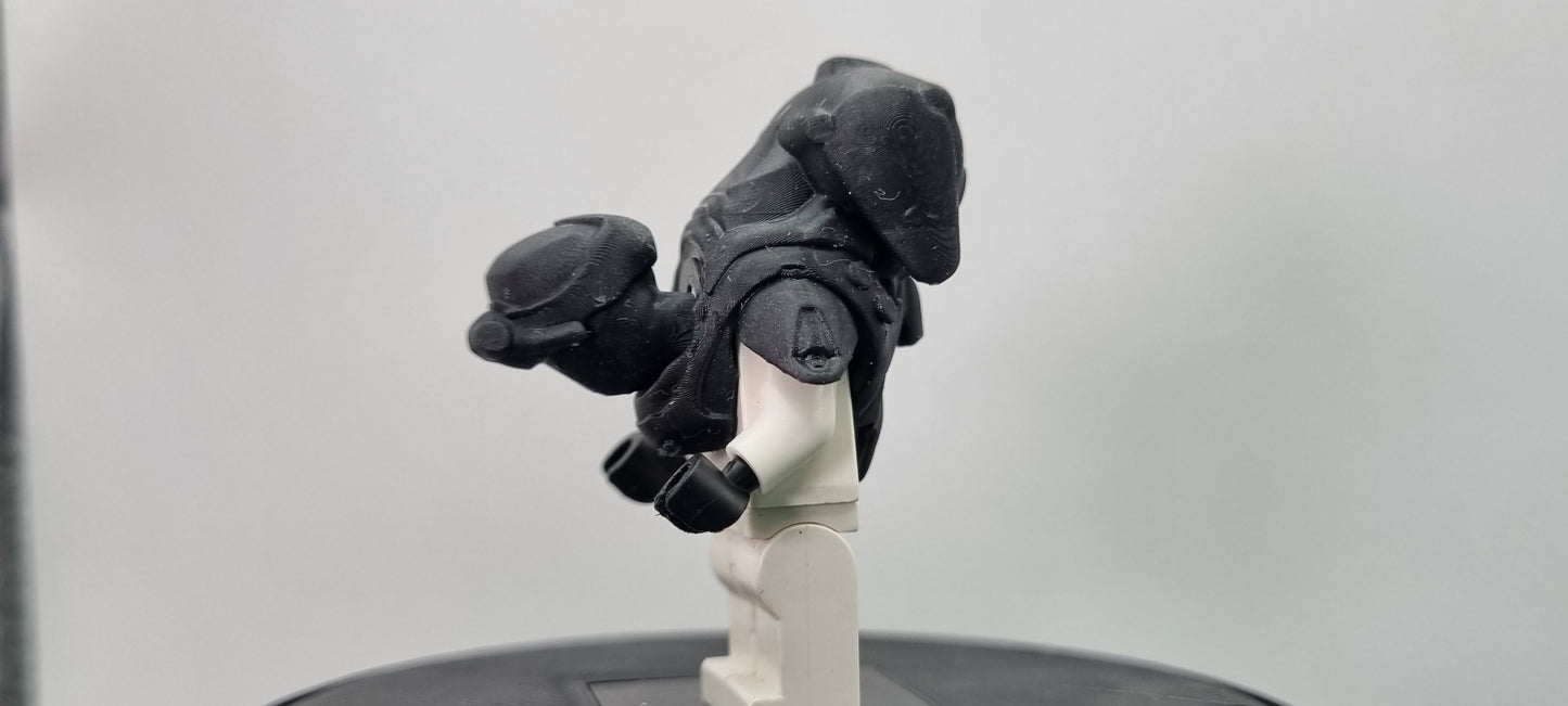 Building toy custom 3D printed fight for disc small aliens pack 3