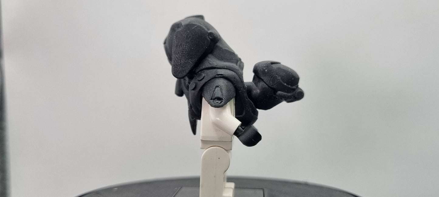 Building toy custom 3D printed fight for disc small aliens pack 3