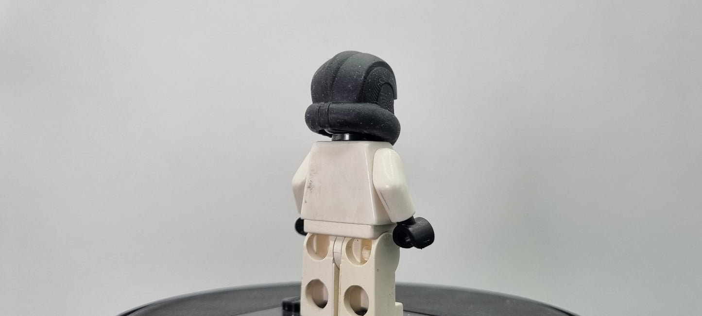 Building toy custom 3D printed galaxy wars snow clone commander helmet!