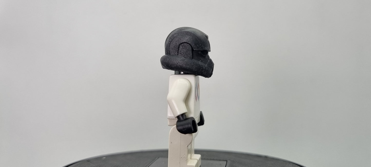 Building toy custom 3D printed galaxy wars snow clone commander helmet!