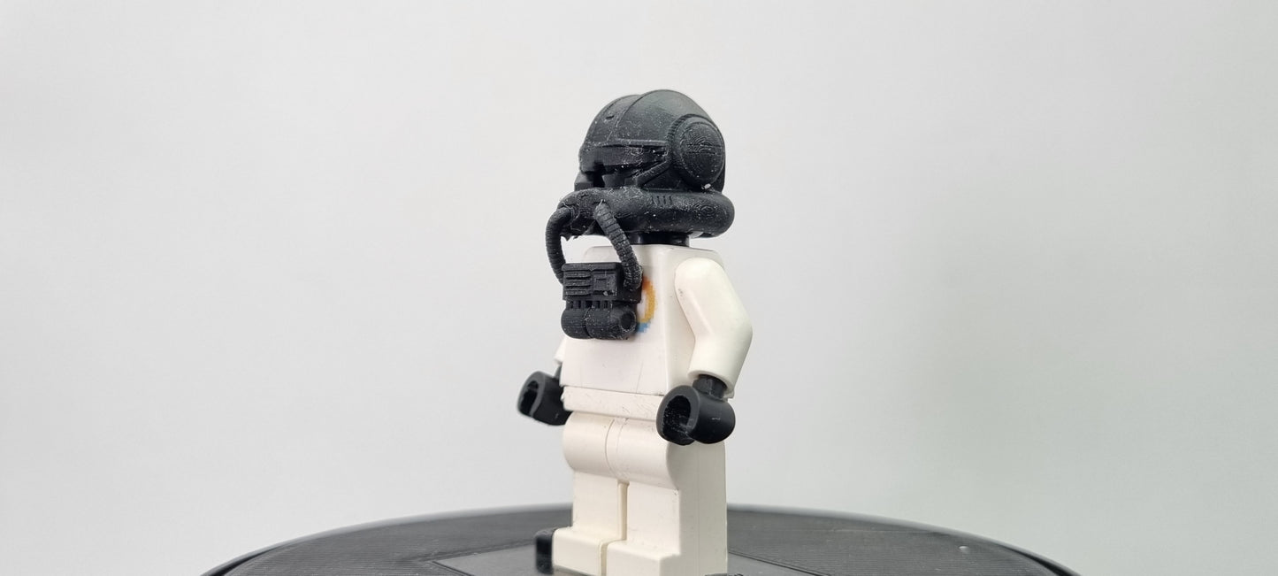 Building toy custom 3D printed galaxy wars cloning pilot helmet!