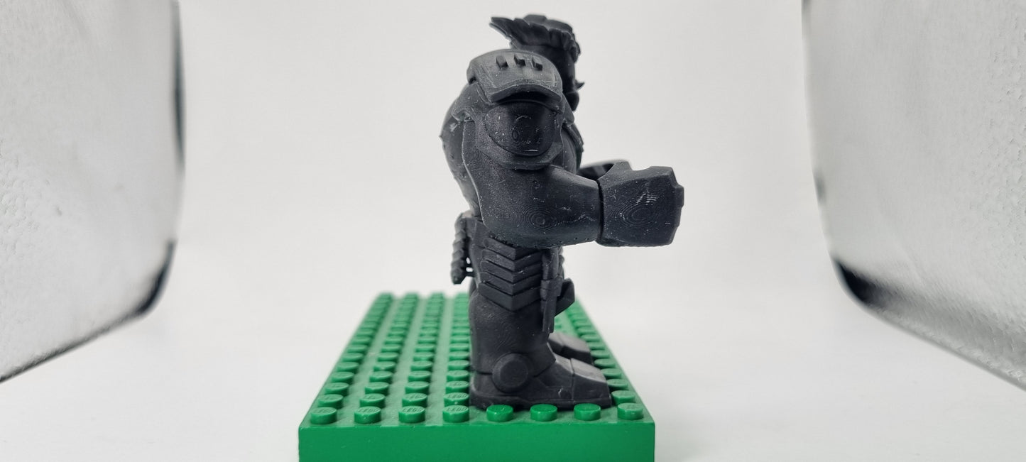 Building toy custom 3D printed super hero one of the order members bigfig!