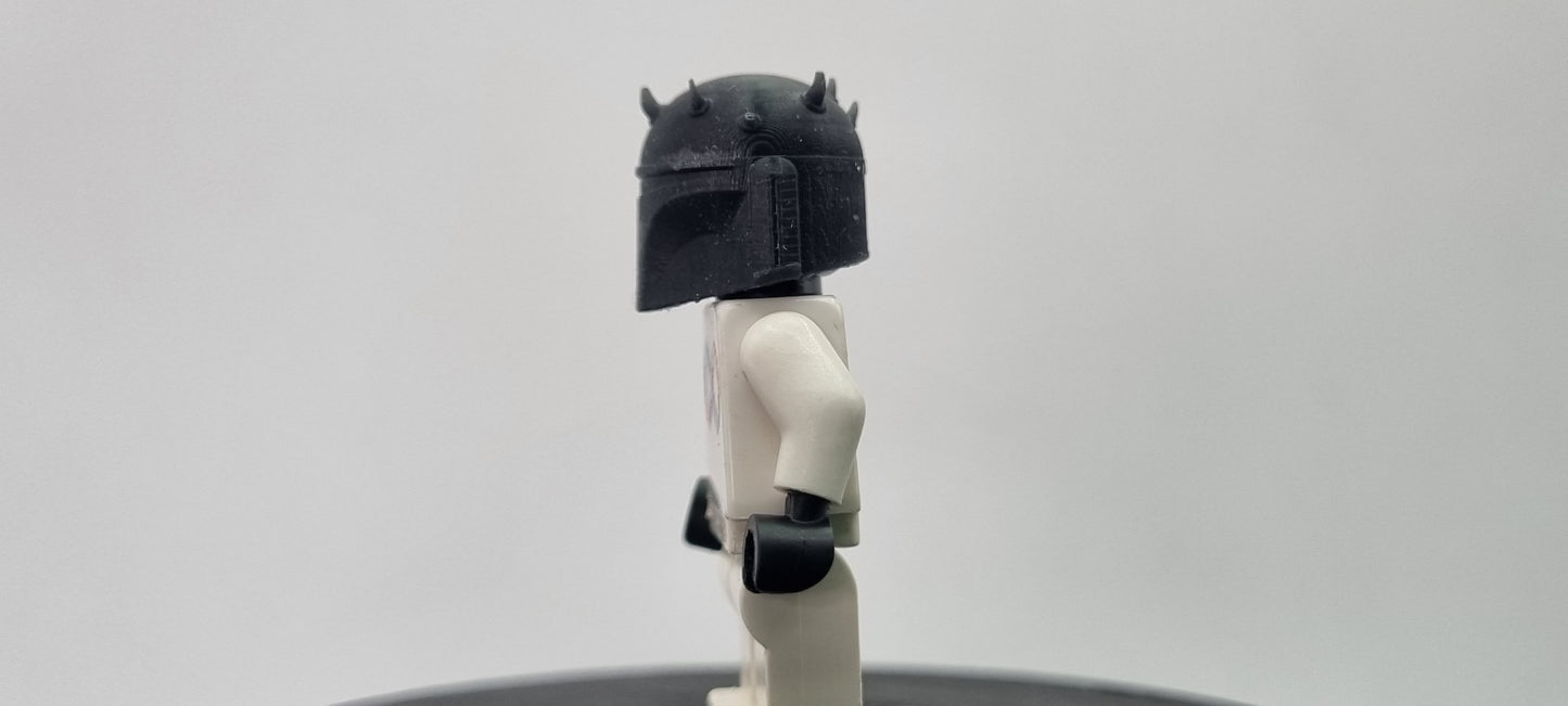 Building toy custom 3D printed galaxy wars fighting buckets spikey helmet!