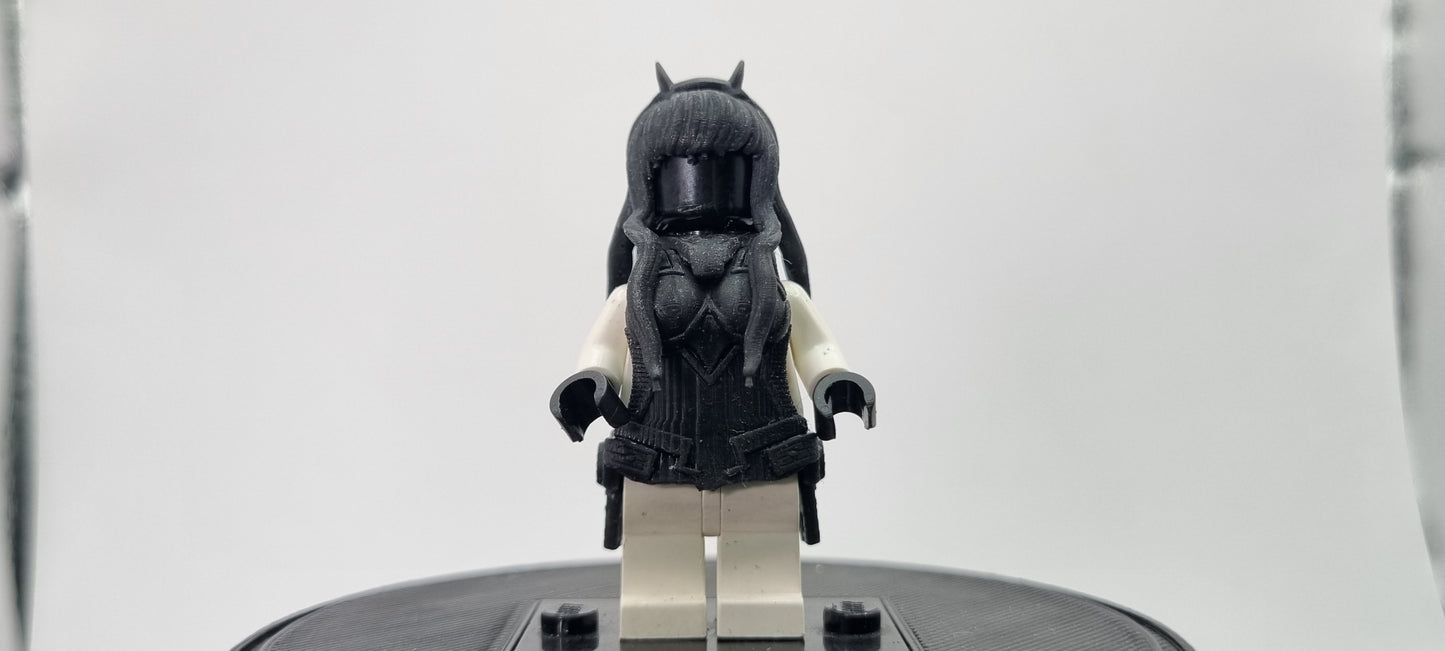 Building toy custom 3D printed jetpack girl!