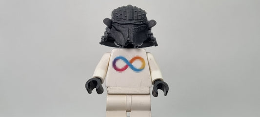 Building toy custom 3D printed galaxy wars ronin bucket helmet!