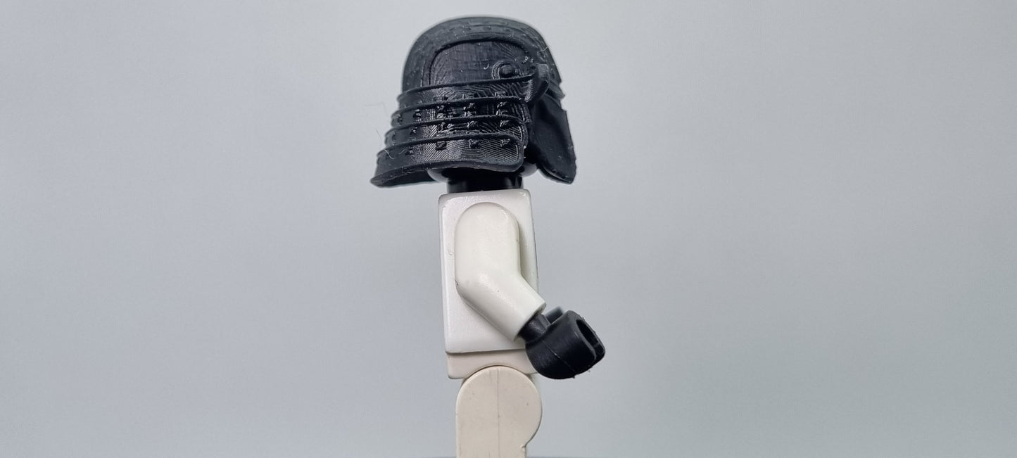 Building toy custom 3D printed galaxy wars ronin bucket helmet!