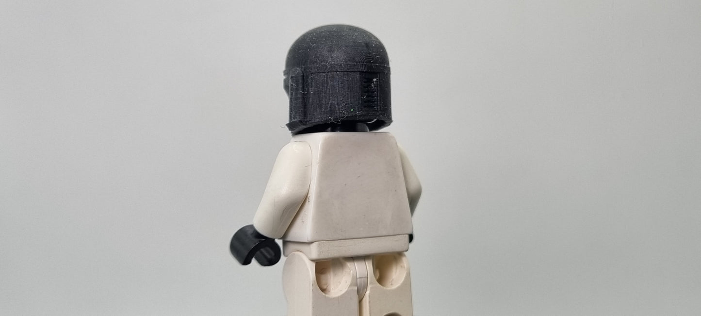 Building toy custom 3D printed galaxy wars wider normal bucket helmet!