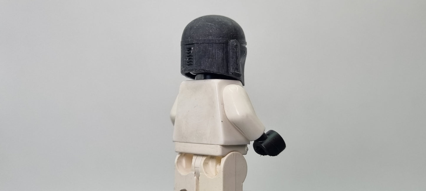 Building toy custom 3D printed galaxy wars wider normal bucket helmet!