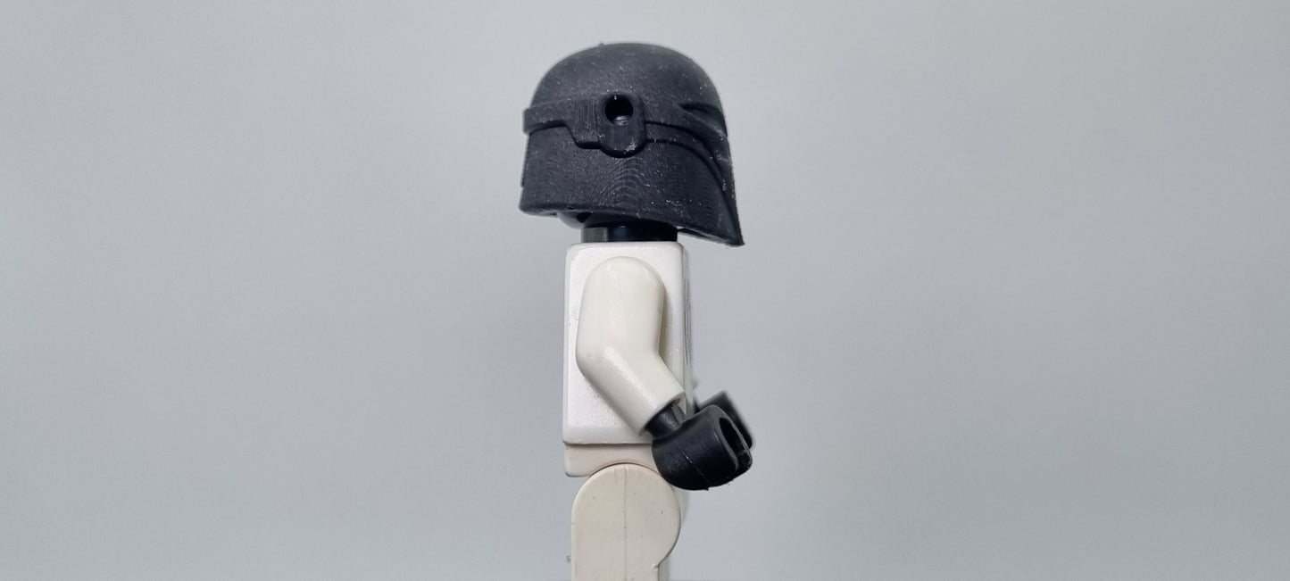 Building toy custom 3D printed galaxy wars female bucket helmet!