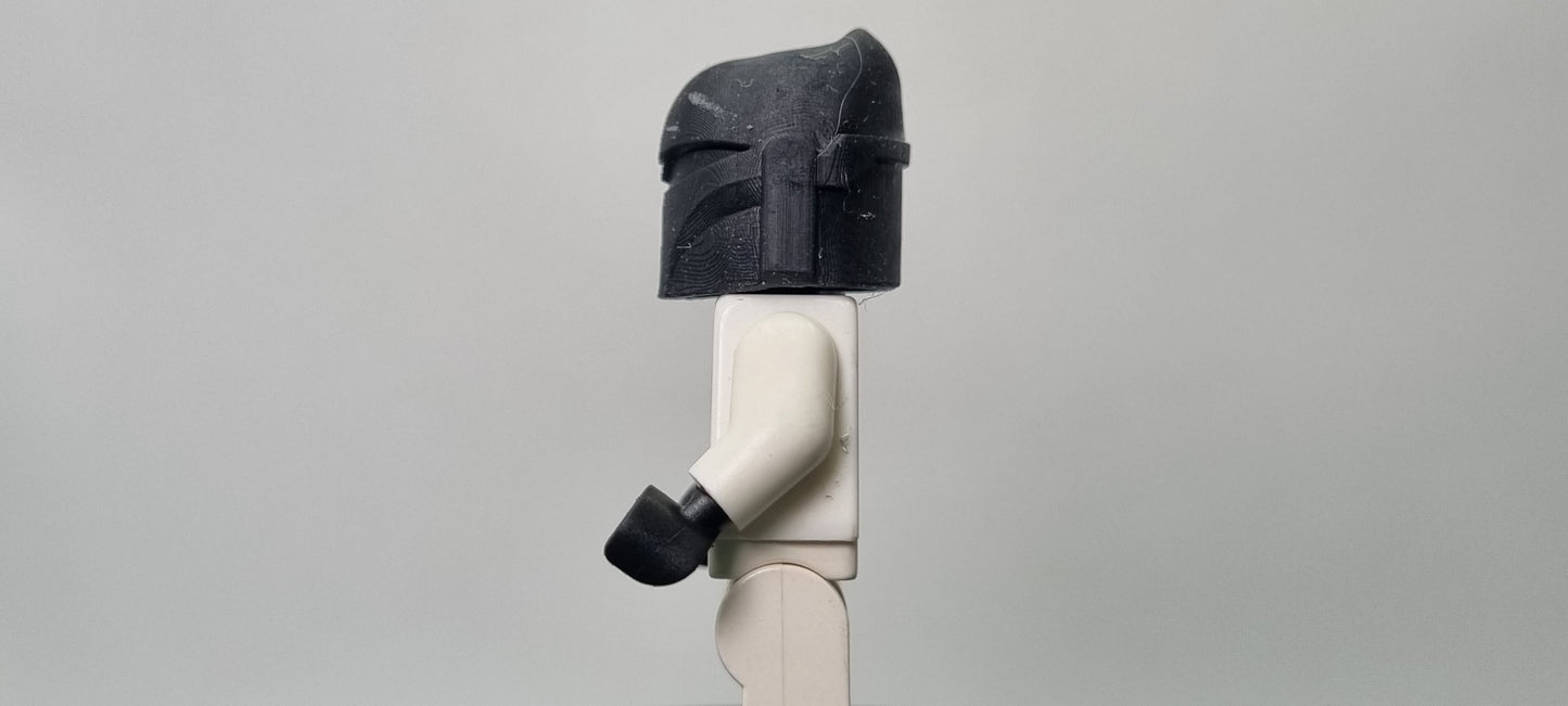 Building toy custom 3D printed galaxy wars owl bucket helmet!