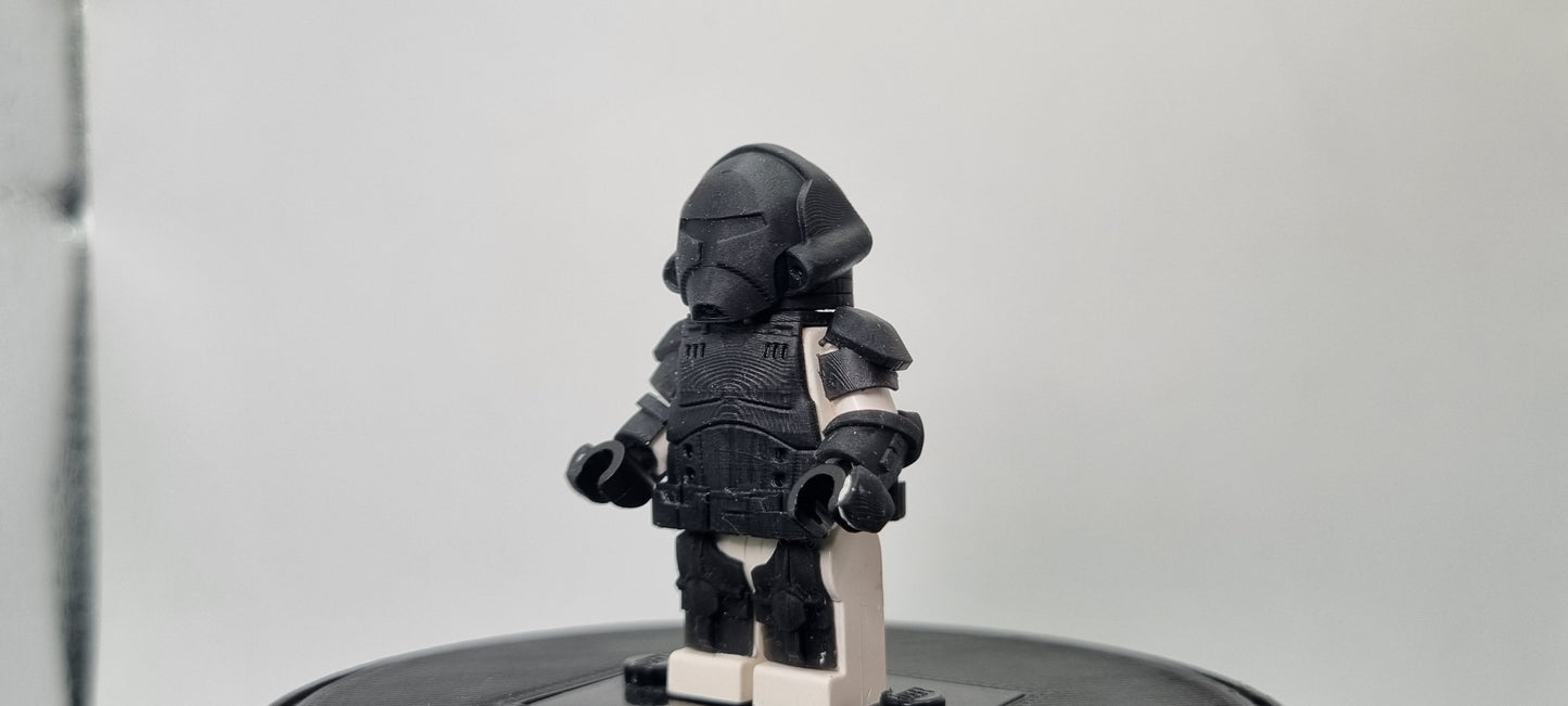 Building toy custom 3D printed galaxy wars classic good side armor set!