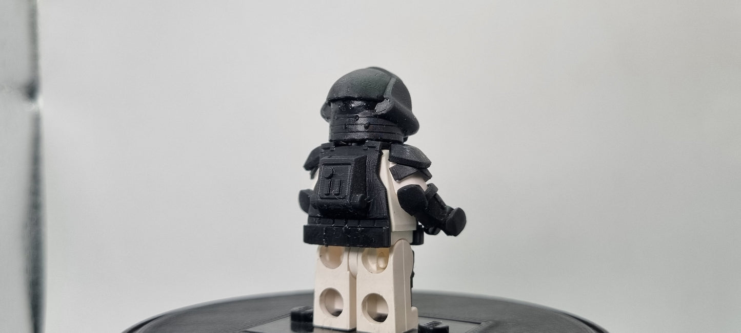 Building toy custom 3D printed galaxy wars classic good side armor set!