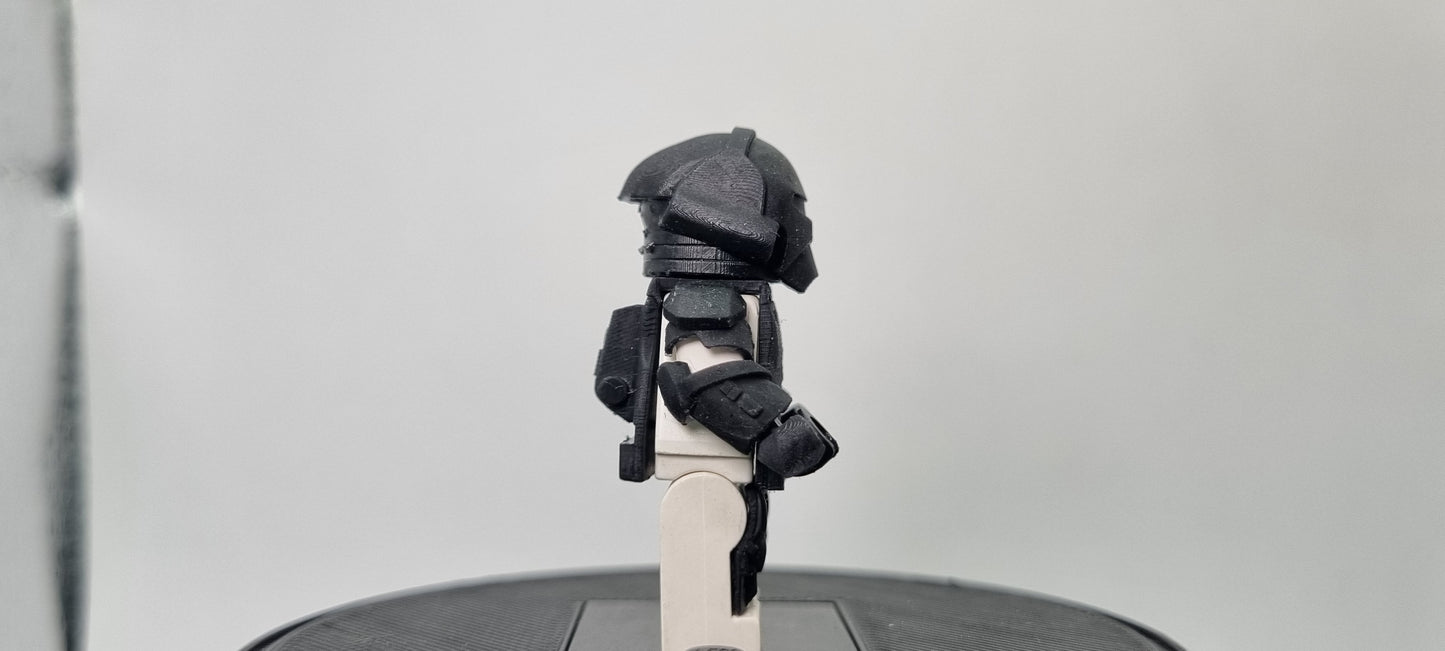 Building toy custom 3D printed galaxy wars classic good side armor set!