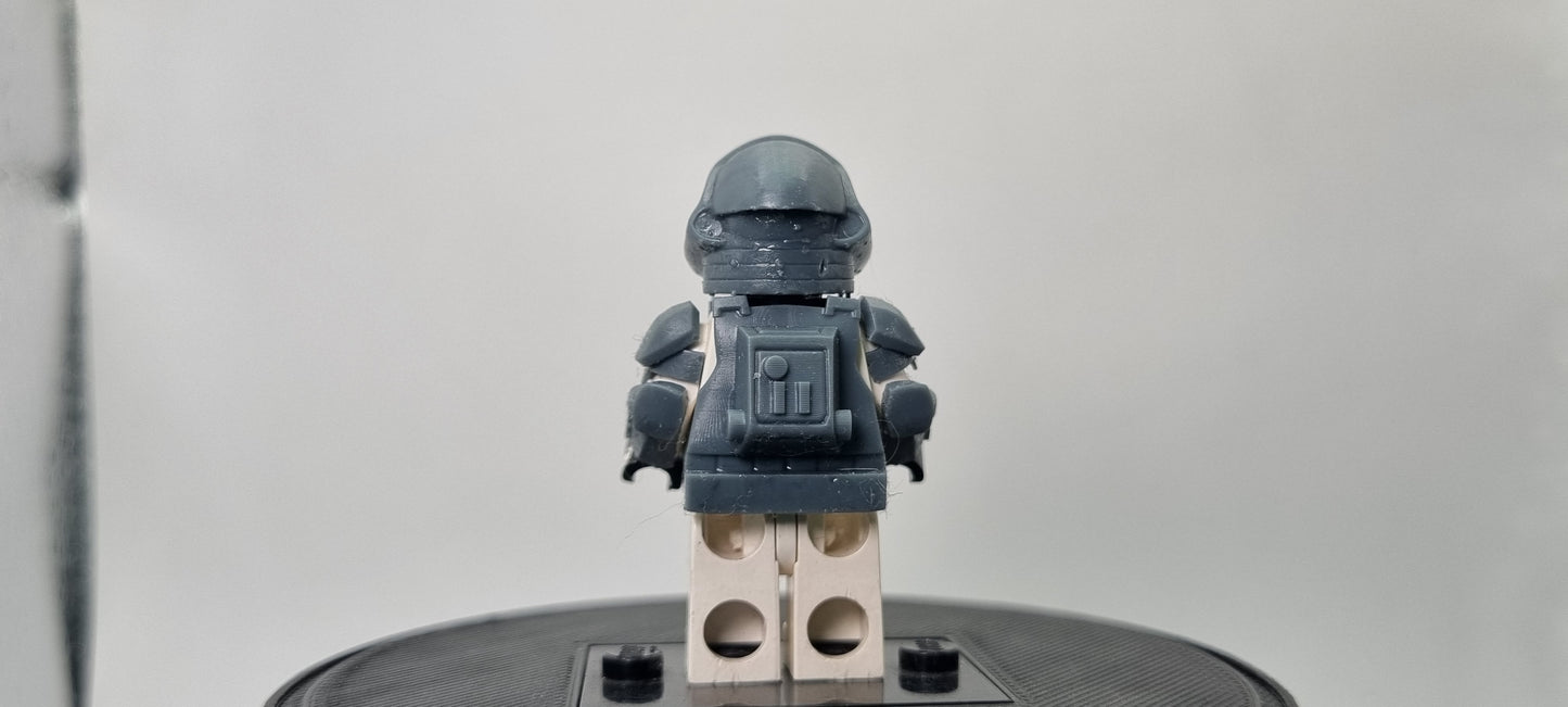 Building toy custom 3D printed galaxy wars classic good side armor set! Printed in high resolution 12k!