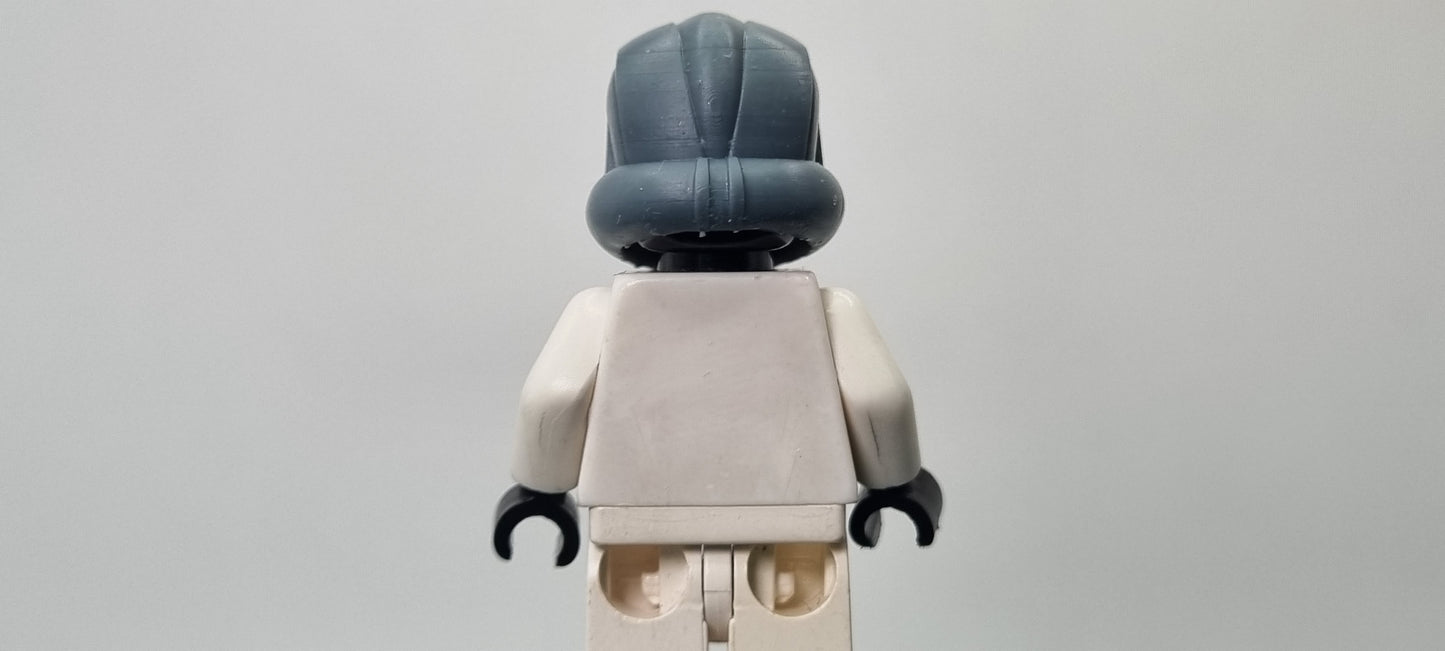 Building toy custom 3D printed galaxy wars snow clone commander helmet! Printed in high resolution 12k!