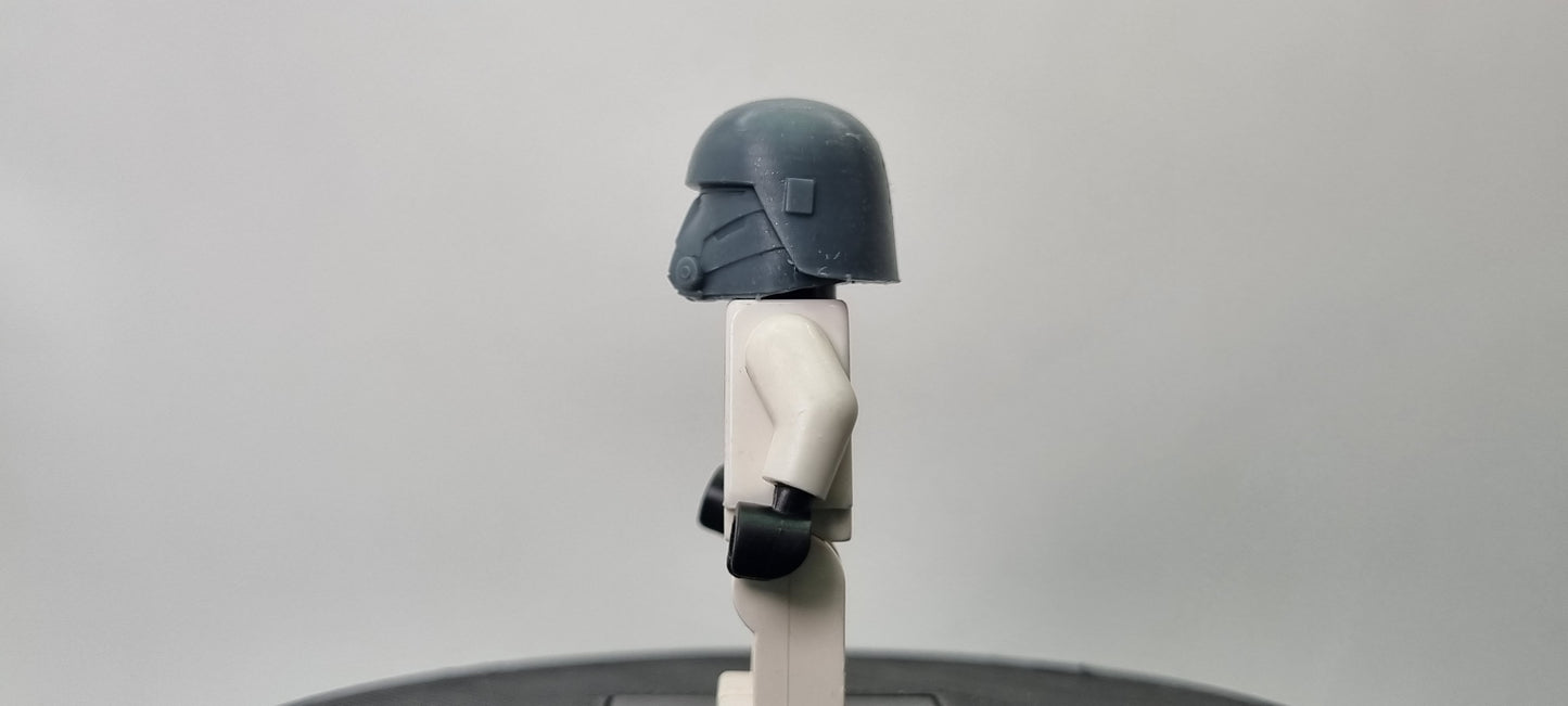 Building toy custom 3D printed galaxy wars snow wolve leader helmet! Printed in high resolution 12k!