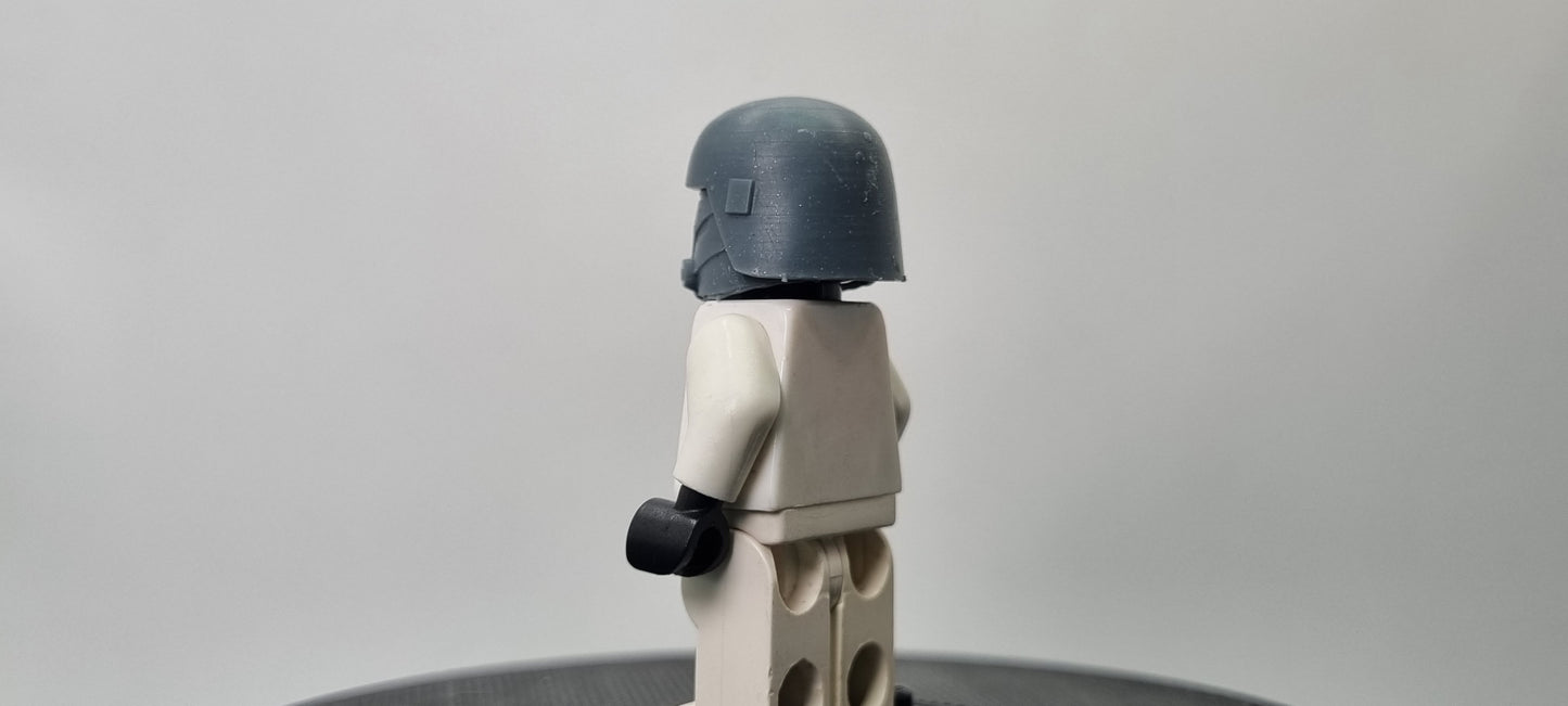 Building toy custom 3D printed galaxy wars snow wolve leader helmet! Printed in high resolution 12k!