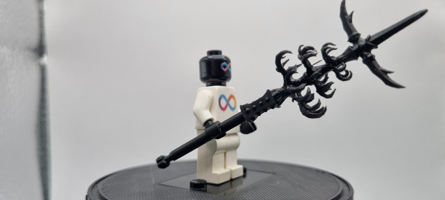 Building toy custom 3D printed elden warrior staff!