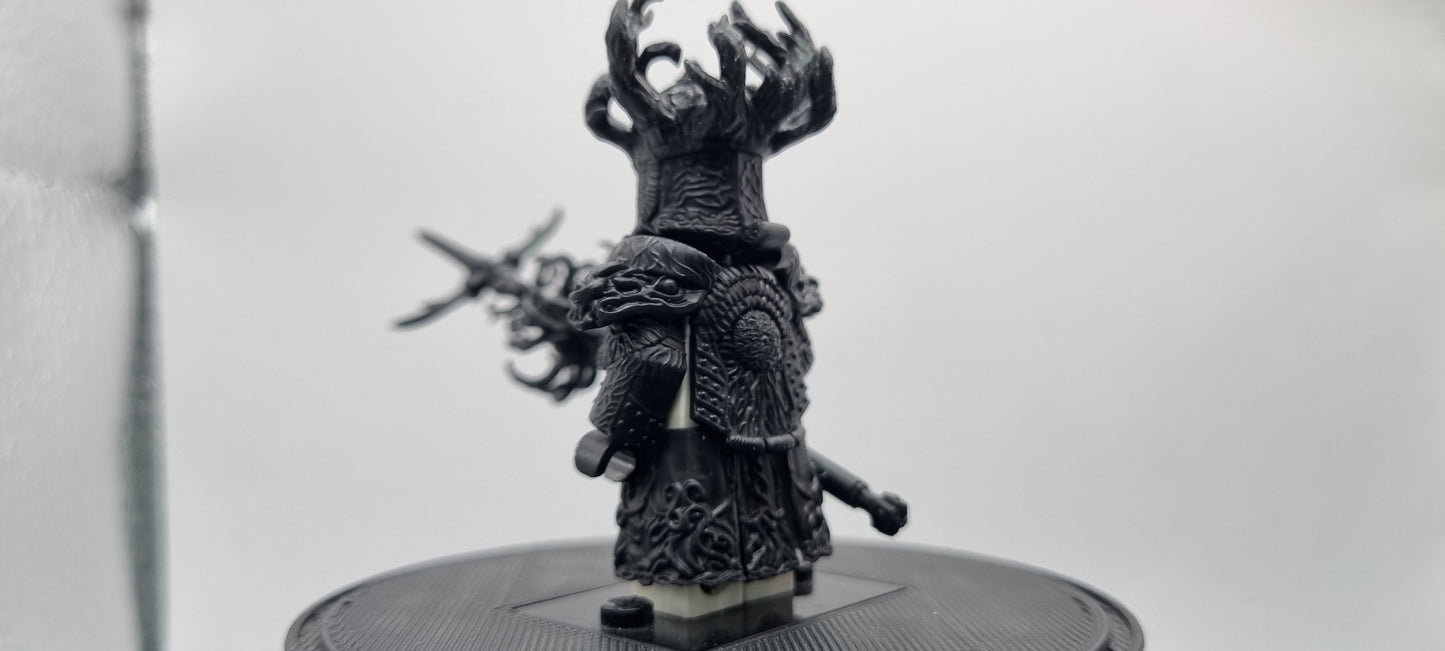Building toy custom 3D printed elden warrior with staff!