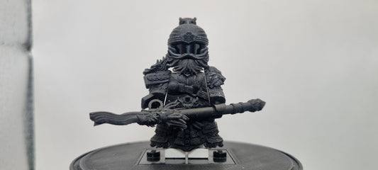 Building toy custom 3D printed Chinese warrior 2