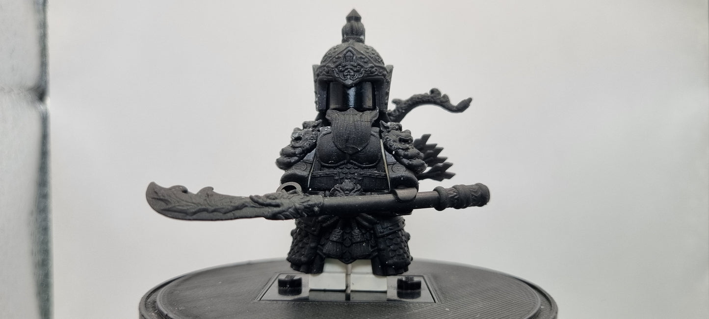 Building toy custom 3D printed Chinese warrior 4!